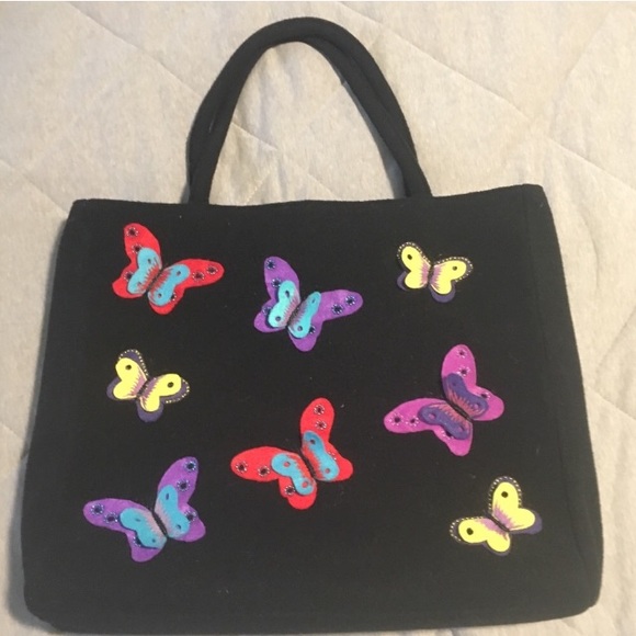 Lulu Guinness Handbags - Rare butterfly tote